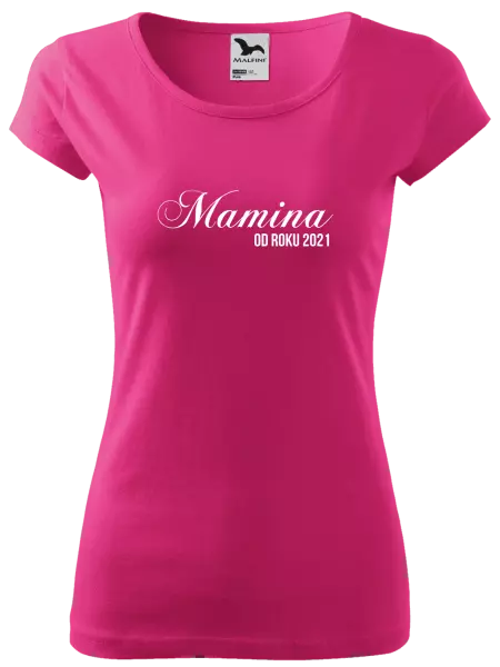 Dámske tričko Mamka od roku - kopie