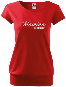 Dámske tričko Mamka od roku - kopie