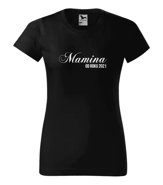 Dámske tričko Mamka od roku - kopie