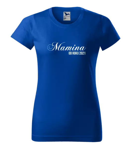 Dámske tričko Mamka od roku - kopie