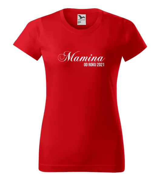 Dámske tričko Mamka od roku - kopie