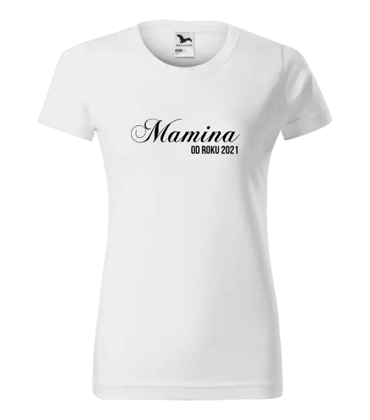 Dámske tričko Mamka od roku - kopie