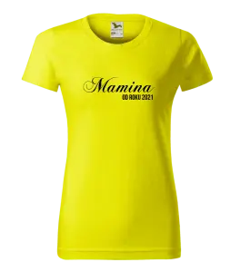 Dámske tričko Mamka od roku - kopie