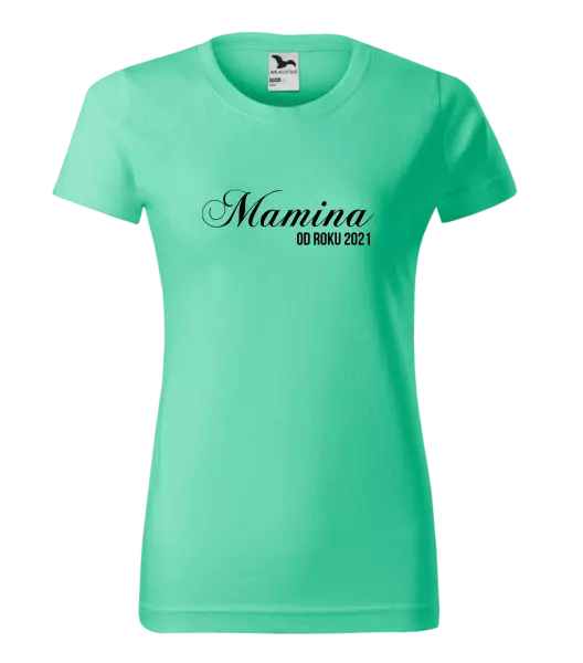 Dámske tričko Mamka od roku - kopie