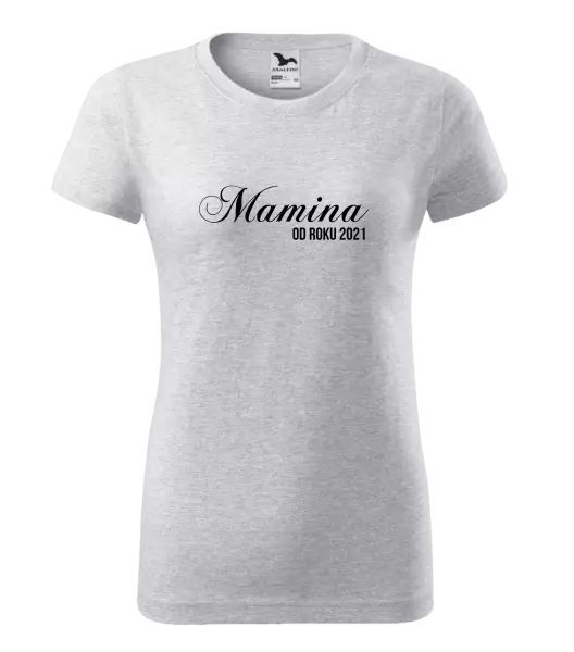 Dámske tričko Mamka od roku - kopie