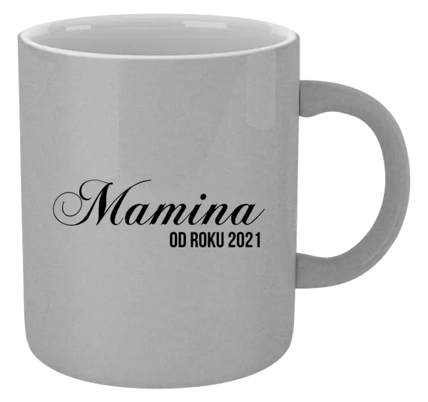 Hrnček metalický Mamka od roku - kopie