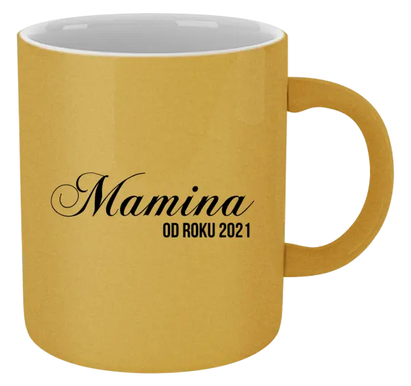 Hrnček metalický Mamka od roku - kopie