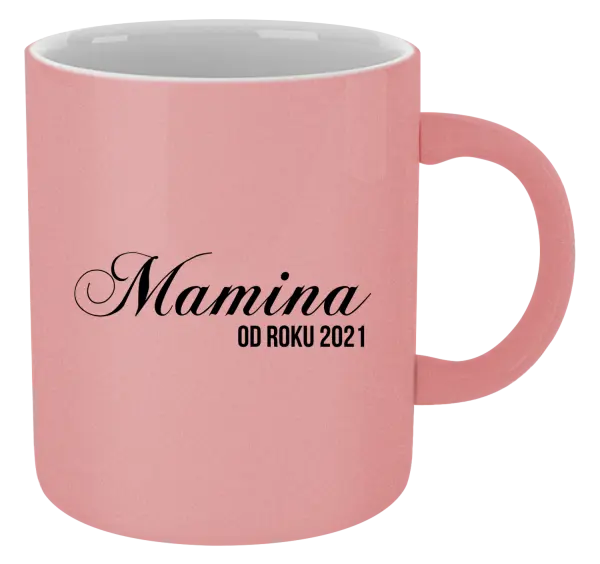 Hrnček metalický Mamka od roku - kopie