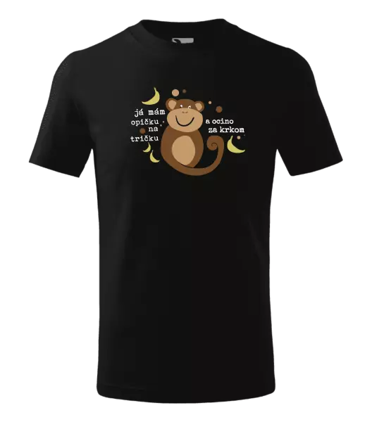 Detské tričko Mám opičku na tričku