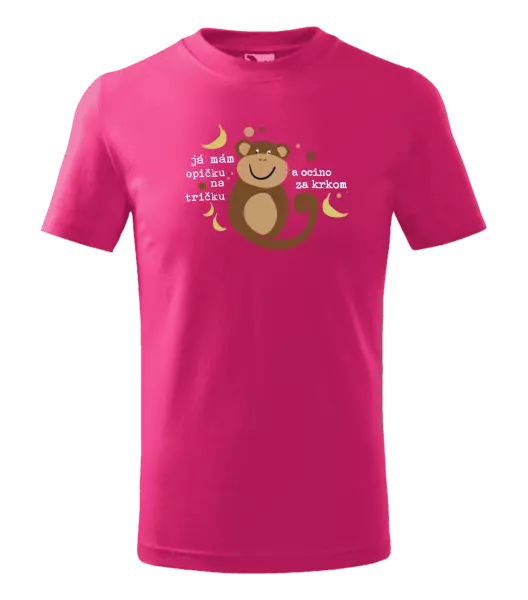 Detské tričko Mám opičku na tričku