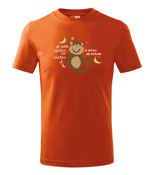 Detské tričko Mám opičku na tričku