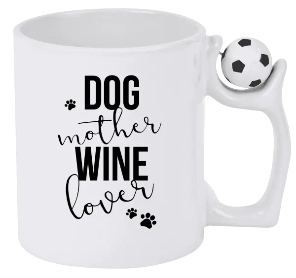 Hrnček Dog mother, wine lover - kopie