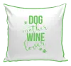 Vankúš Dog mother, wine lover - kopie