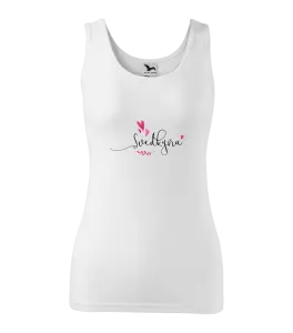 Dámske tielko Svědkyně - srdíčka a lístečky - kopie