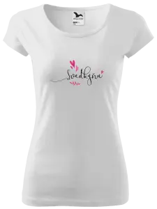 Dámske tričko Svědkyně - srdíčka a lístečky - kopie