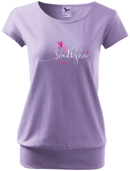 Dámske tričko Svědkyně - srdíčka a lístečky - kopie