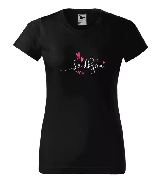 Dámske tričko Svědkyně - srdíčka a lístečky - kopie