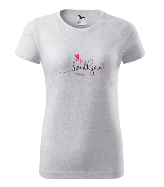 Dámske tričko Svědkyně - srdíčka a lístečky - kopie