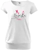Dámske tričko Nevěsta - srdíčka a lístečky - kopie