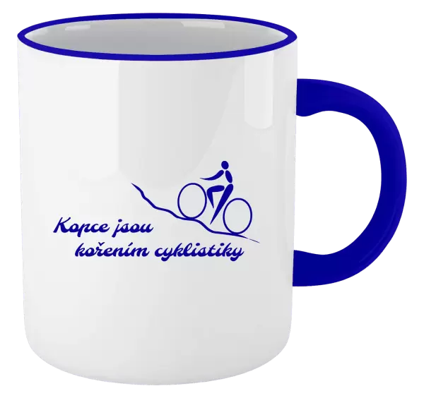 Hrnek Kopce jsou kořením cyklistiky