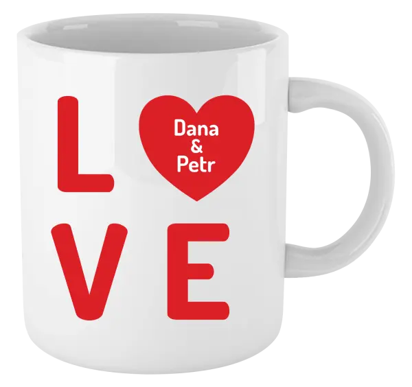 Hrnček Love se jmény - kopie