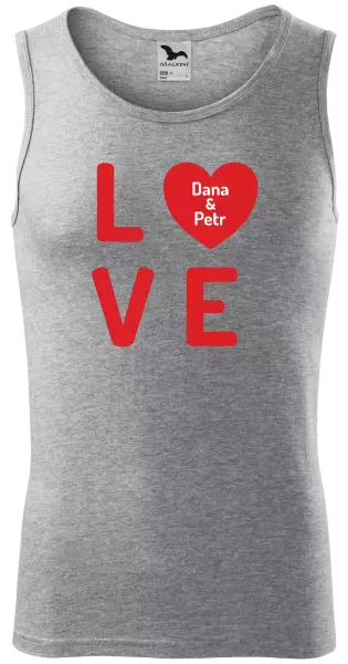 Pánske tielko Love se jmény - kopie