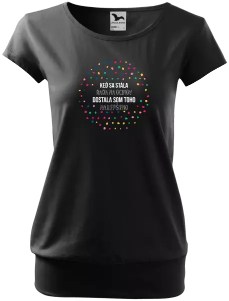 Tehotenské tričko Keď sa stála rada na ocinov, dostala som toho najlepšieho