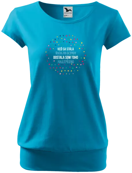 Tehotenské tričko Keď sa stála rada na ocinov, dostala som toho najlepšieho