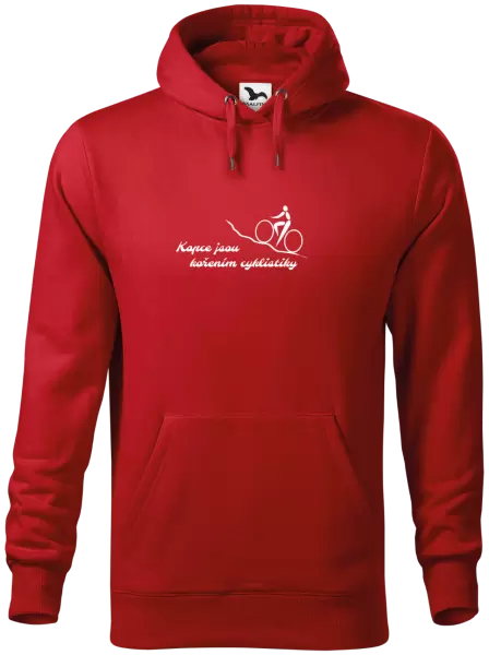 Pánská mikina Kopce jsou kořením cyklistiky