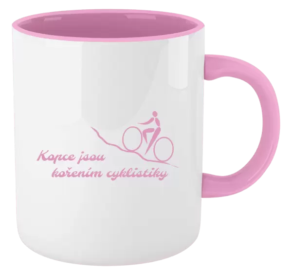 Hrnek Kopce jsou kořením cyklistiky
