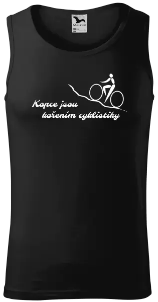 Pánské tílko Kopce jsou kořením cyklistiky