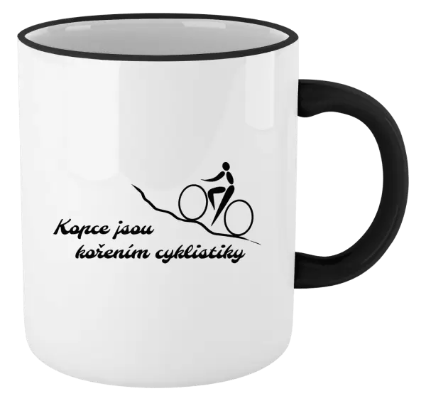 Hrnek Kopce jsou kořením cyklistiky
