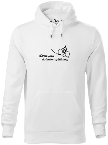 Pánská mikina Kopce jsou kořením cyklistiky