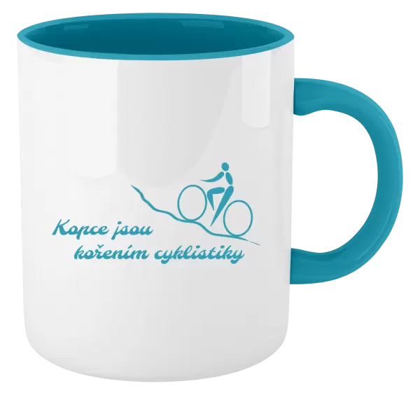 Hrnek Kopce jsou kořením cyklistiky
