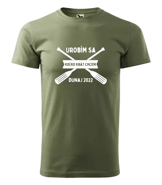 Pánske vodácke tričko Udělám se kolikrát chci - kopie