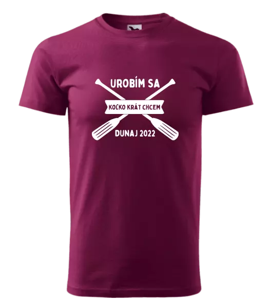 Pánske vodácke tričko Udělám se kolikrát chci - kopie