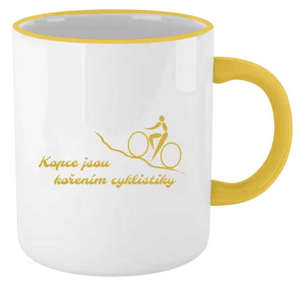 Hrnek Kopce jsou kořením cyklistiky