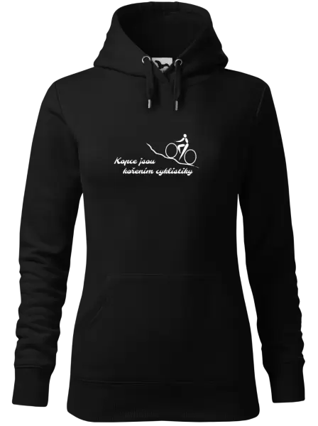 Dámská mikina Kopce jsou kořením cyklistiky