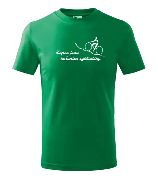 Dětské tričko Kopce jsou kořením cyklistiky