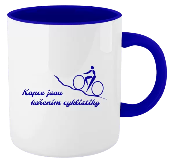 Hrnek Kopce jsou kořením cyklistiky