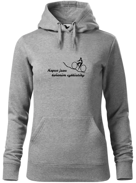 Dámská mikina Kopce jsou kořením cyklistiky