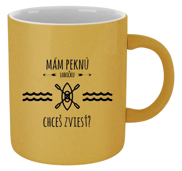 Hrnček metalický Mám pěknou lodičku, chceš svézt? - kopie