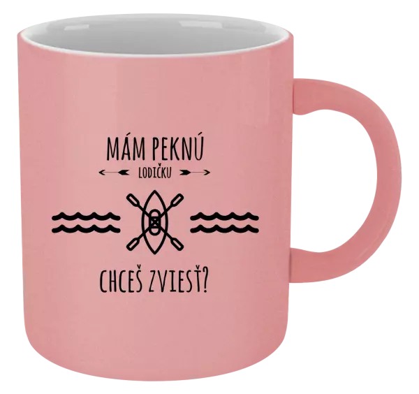 Hrnček metalický Mám pěknou lodičku, chceš svézt? - kopie