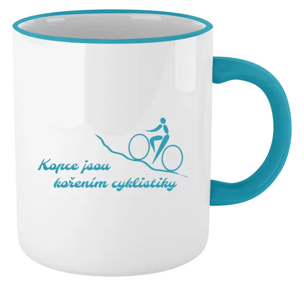 Hrnek Kopce jsou kořením cyklistiky
