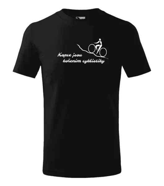 Dětské tričko Kopce jsou kořením cyklistiky