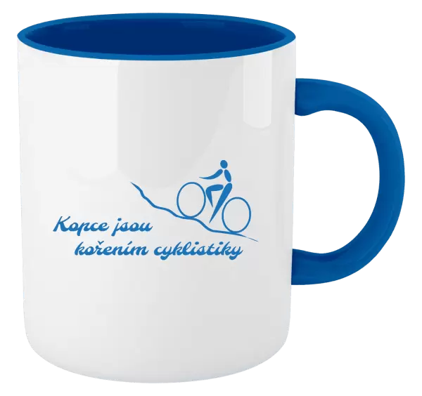 Hrnek Kopce jsou kořením cyklistiky