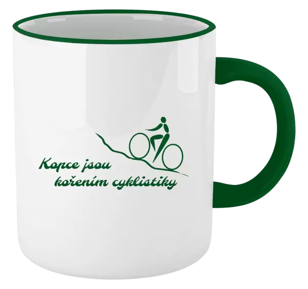 Hrnek Kopce jsou kořením cyklistiky