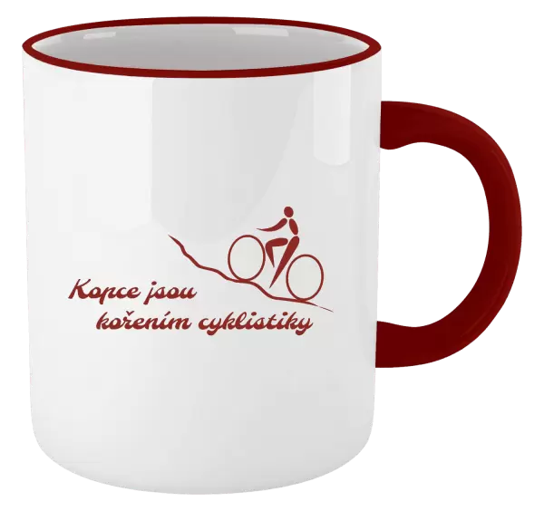 Hrnek Kopce jsou kořením cyklistiky