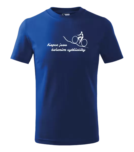 Dětské tričko Kopce jsou kořením cyklistiky