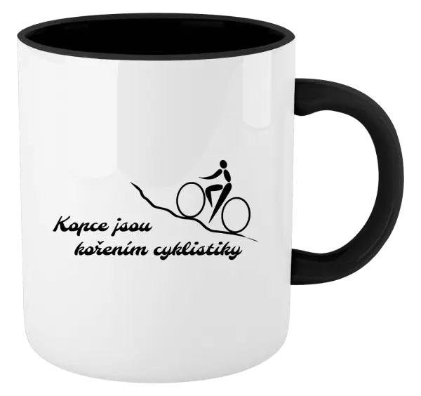 Hrnek Kopce jsou kořením cyklistiky